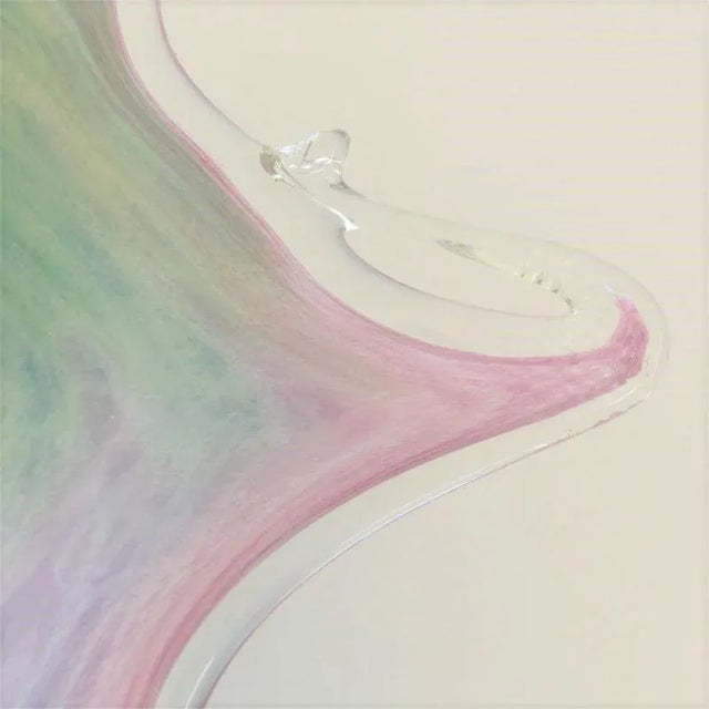 Colorful Glass Bowl, 1950s For Sale - Image 4 of 8