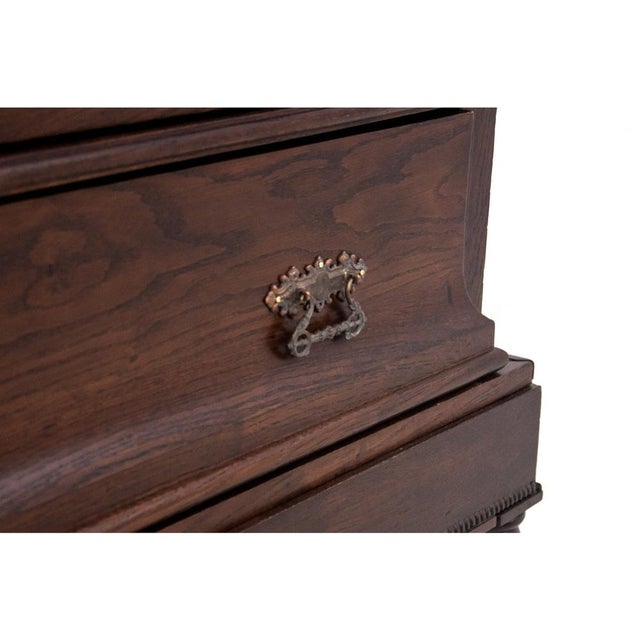 Antique Oak Chest of Drawers, Northern Europe, 1890s For Sale - Image 4 of 16