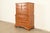 Late 20th Century Ethan Allen Early American Solid Maple Chest-on-Chest Seven-Drawer Highboy Dresser For Sale - Image 5 of 17