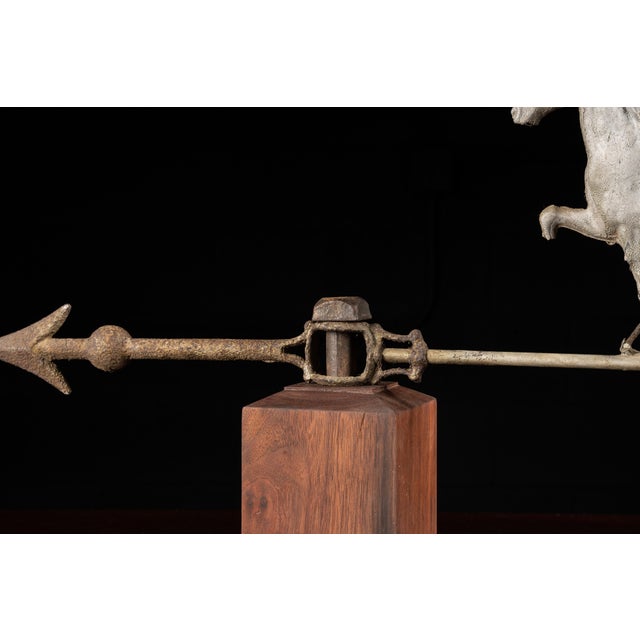 Antique Zinc Horse Weathervane Topper For Sale In Chicago - Image 6 of 7