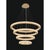 Collection cerchi di luce chandelier, metal and crystal, ncs 490/4/100 by jago dimensions: d 100-80-60-40 x h 30 cm...