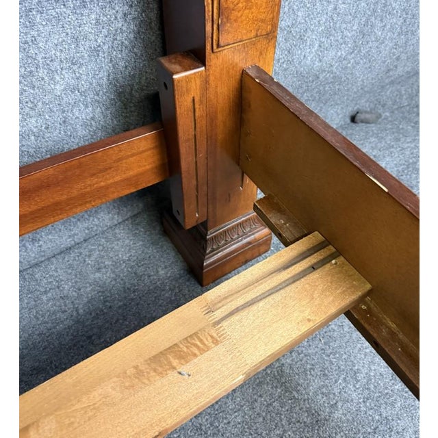 Late 20th Century Queen Size Bed Frame For Sale In Raleigh - Image 6 of 9