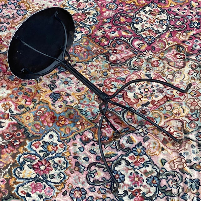 Black Antique Wrought Iron Spider Leg Plant Stand For Sale - Image 8 of 13