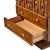 Brown Paul Evans Style Mid Century Canadian Brutalist Walnut Pedestal Armoire Highboy Dresser For Sale - Image 8 of 8