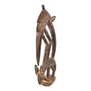 Mid 20th Century Bamana African Antelope Headcrest