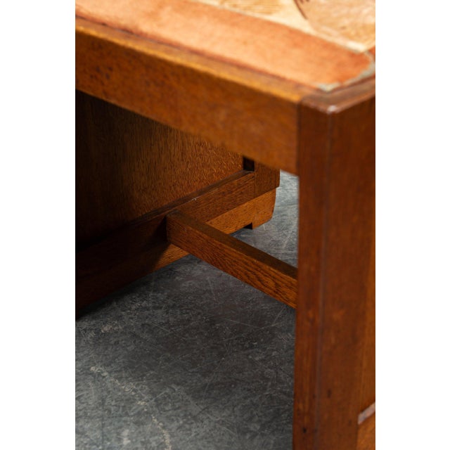 Vintage Art Deco Stool, 1930s For Sale - Image 8 of 12