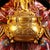 Late 19th Century Cloisonné Gilt Bronze God of Wealth Figure, 4400g, 12" Tall For Sale - Image 4 of 8