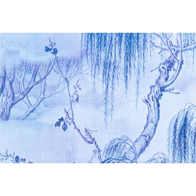 Late 20th Century Framed Giuseppe Castiglione Eight Horses Chinoiserie Print in Faux Bamboo Frame For Sale - Image 11 of 16