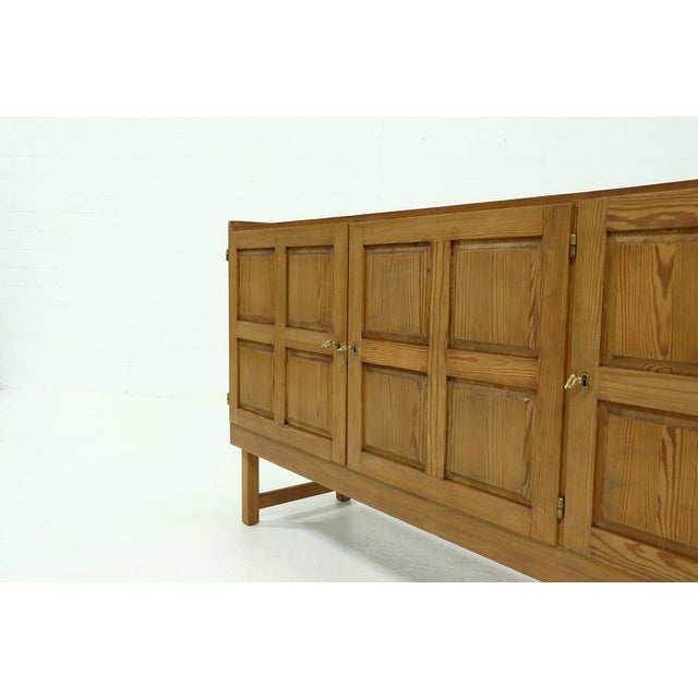 Brown Pine Sideboard by Rastad & Relling for Mysen Møbelindustri, Norway, 1960s For Sale - Image 8 of 14
