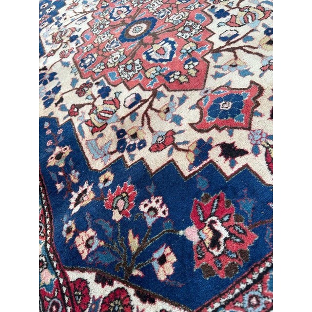 Brown Vintage Najaf Abad Rug, 1970s For Sale - Image 8 of 15