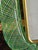 Green and Yellow Filigree Murano Glass Photo Frame, 2000s For Sale - Image 3 of 11