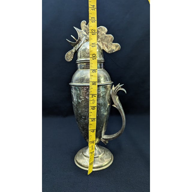 Restoration Hardware Vintage Restoration Hardware Rooster Martini Shaker 1990s For Sale - Image 4 of 8