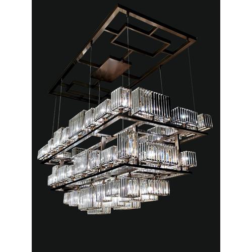 Collection Labirinto Chandelier in Metal and Crystal by Jago For Sale - Image 6 of 13