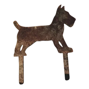 Vintage Scottie Terrier Cast Iron Boot Scrape