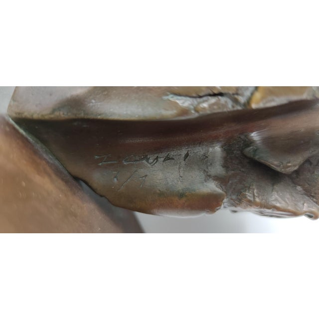 Abstract Bronze Paperweight by Carlo Zauli, 1960s For Sale - Image 13 of 16