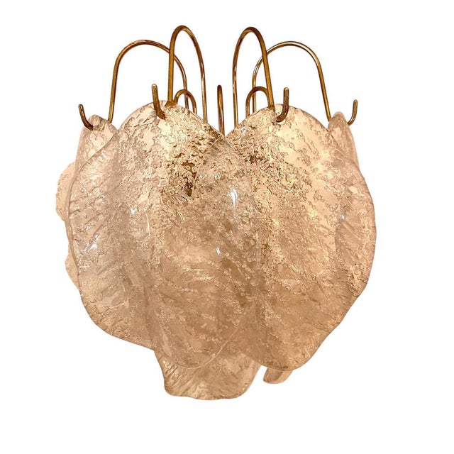 Metal Vintage Wall Lights from Mazzega, 1970, Set of 2 For Sale - Image 7 of 12