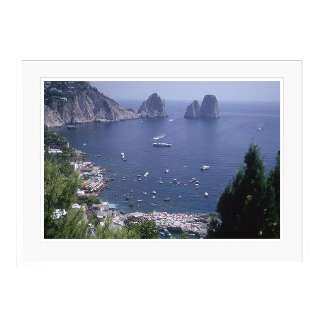 Capri Bay 1958 by Slim Aarons Framed C-Print For Sale