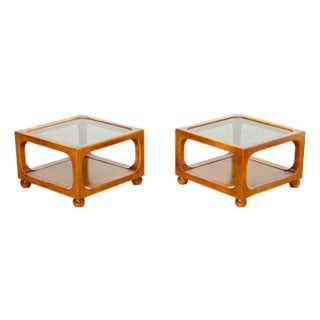 Pair of Vintage 1970s End Tables For Sale