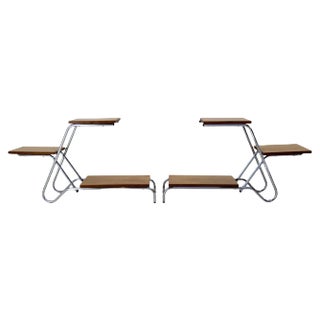 Set of Mid-Century Flower Stands, Czechoslovakia, 1960s For Sale