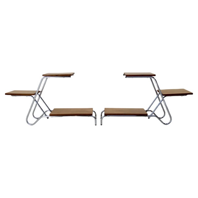 Set of Mid-Century Flower Stands, Czechoslovakia, 1960s For Sale