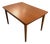Vintage Danish 1950s Mid-Century Teak & Oak Extendable Dining Table With Two Pull-Out Leaves For Sale