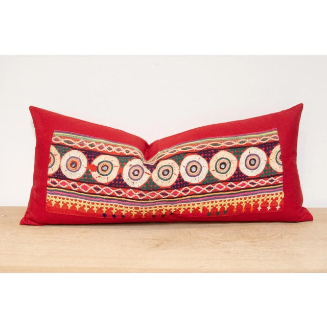 1960s Tipu Nomad Lumbar Pillow For Sale - Image 5 of 6