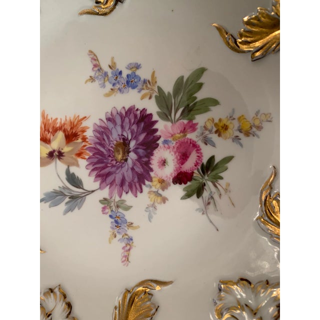 Meissen plate from the mid-20th Century. Plate in original and very good condition. No repairs, cracks or cavities....