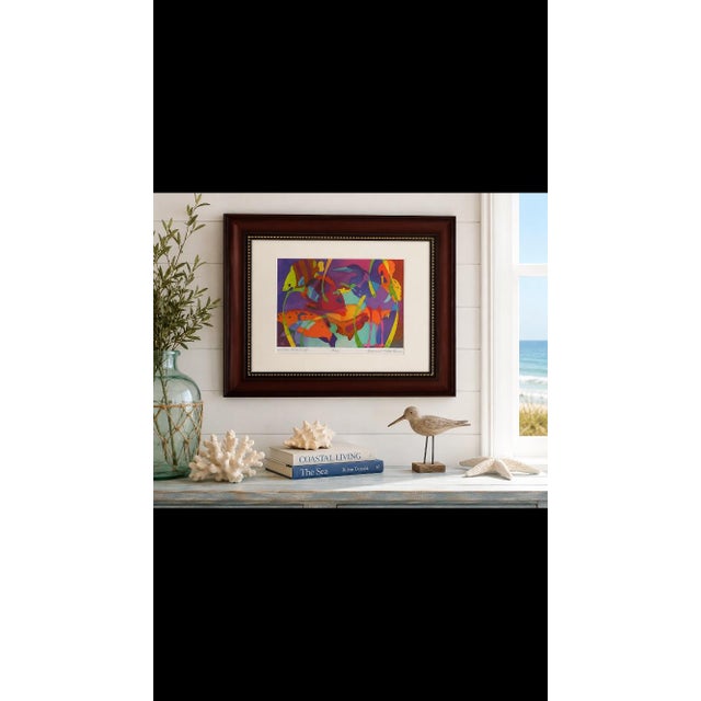 Bring the vibrant beauty of the tropics into your home with this hand-signed limited edition print, “Grouper’s Conch...