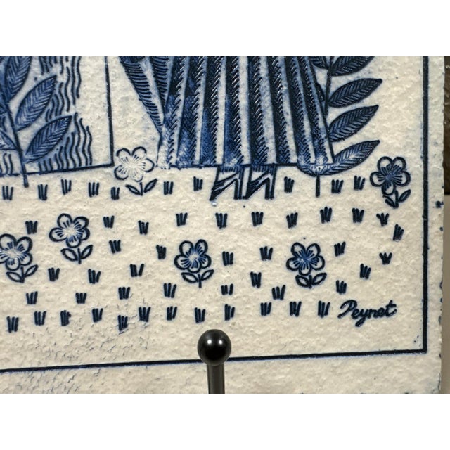 Sandstone Wall Clock by Roger Capron, 1980 For Sale - Image 4 of 8