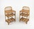 Brown Mid-Century Bedside Tables in Bamboo and Rattan, Italy, 1960s, Set of 2 For Sale - Image 8 of 18