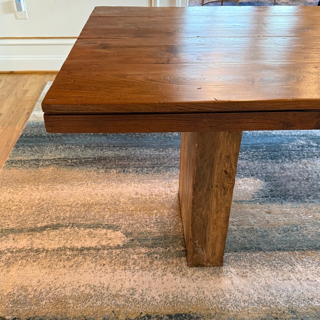 10 Foot Long Plank Dining Table For Sale - Image 9 of 12