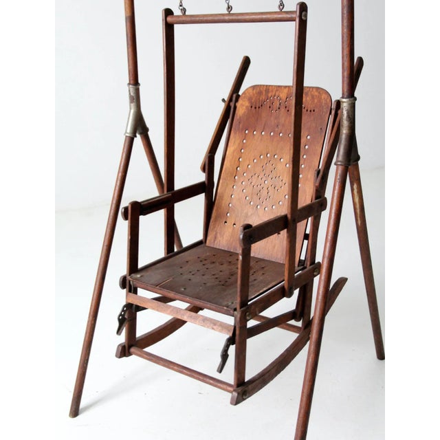 Victorian Decorative Swing Chair For Sale - Image 12 of 13