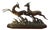 Lucien Alliot, Art Deco Sculpture of Gazelles, 1930s, Bronze on Marble Base For Sale