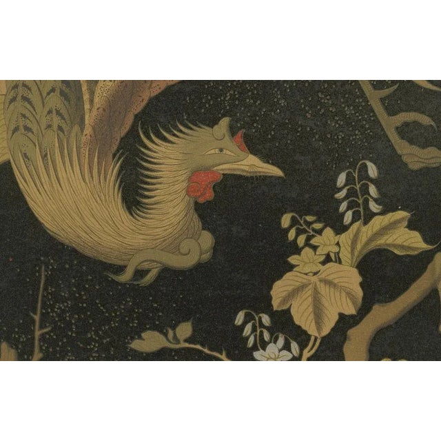 Japanese Phoenix in Flight, 1880s, Paper For Sale - Image 4 of 10