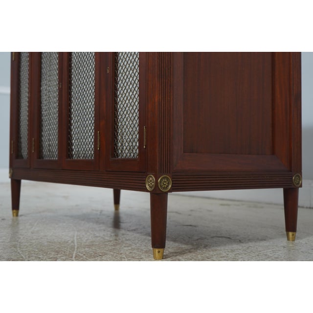 McLain Weisland Regency Custom Mahogany Marble Top Credenza For Sale - Image 10 of 16