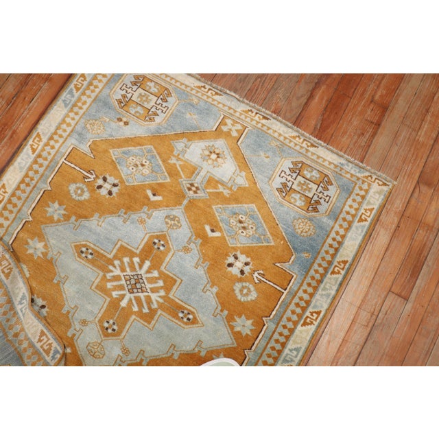 Mid 20th Century Mid 20th Century Vintage Caucasian Rug - 3'4" x 4'6" For Sale - Image 5 of 7
