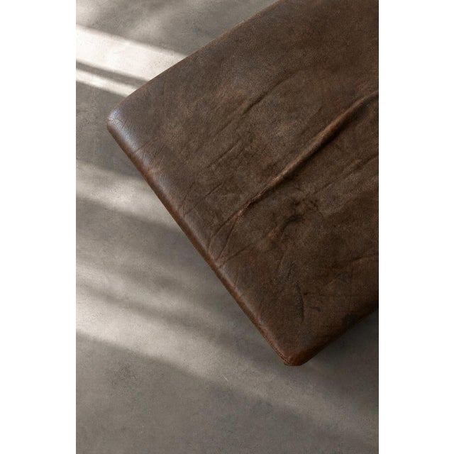 Vintage Scandinavian Two-Seater Sofa in Brown Leather by Arne Vodder for Fritz Hansen, 1960s For Sale - Image 11 of 18
