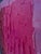 Bold Magenta and Navy Large Textured Wall Art For Sale - Image 4 of 7
