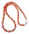 Coral Branch and Turquoise Beaded Necklace With Antiqued Gold Tone Spacers - Designed by Matthew Izzo For Sale