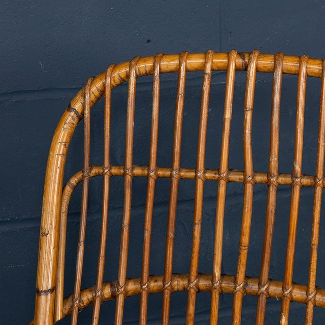 Set of Vintage Italian Wicker Armchairs by Tito Agnoli, 1960 For Sale - Image 11 of 18