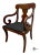 Vintage Traditional Empire Style Accent Arm Chair featuring High Quality Cherry Construction, Urn Shaped Back Splat, and...