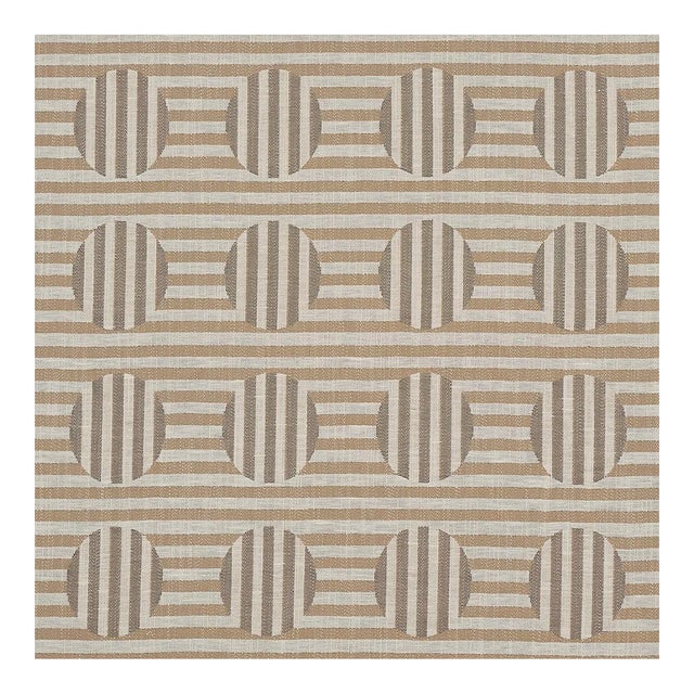 Sample - Schumacher Soto Fabric in Sand For Sale
