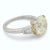 1950s Mid Century Gia 5.07 Carat Round Brilliant Cut Diamond Platinum Ring, Size 6 For Sale - Image 5 of 7