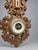 Black Forest Style Carved Aneroid Barometer and Thermometer, C. 1890 For Sale - Image 4 of 9