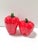 Glass Vintage Blown Art Glass Bell Peppers, Red Yellow & Green, Set of 7 For Sale - Image 7 of 8