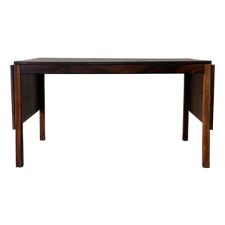 Vintage Danish Rosewood Dining Table by Vejle Stole Mobelfabrik Extendable MCM Denmark 1960s For Sale