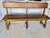 Italian Late 19th Century Italian Walnut Bench For Sale - Image 3 of 12