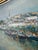 Vintage European Impressionist River Cityscape Oil Painting on Canvas – Framed For Sale - Image 9 of 10