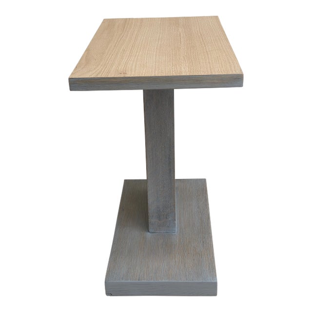 Architectural Modern Side Table For Sale