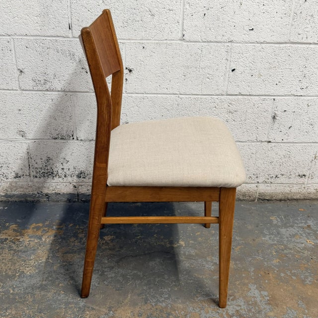 Soro Stole Set of 6 Mid 20th Century Danish Modern Teak Back Dining Chairs by Henning Kjærnulf for Soro Stolefabrik For Sale - Image 4 of 10